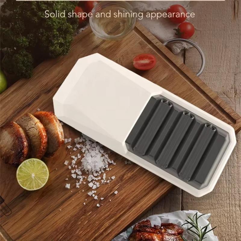 Ascuțitor electric de cuțite în 3 etape Sistem profesional de ascuțit cuțite cu discuri diamantate, Potrivit pentru cuțite de bucătărie