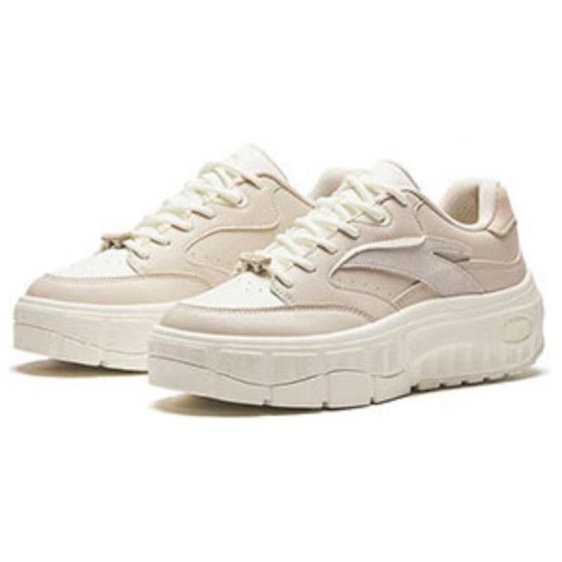 Anta Cushioning Anti-Slip And Wear-Resistant Low-Top Casual Shoes Women's White Sneakers 122418086-2