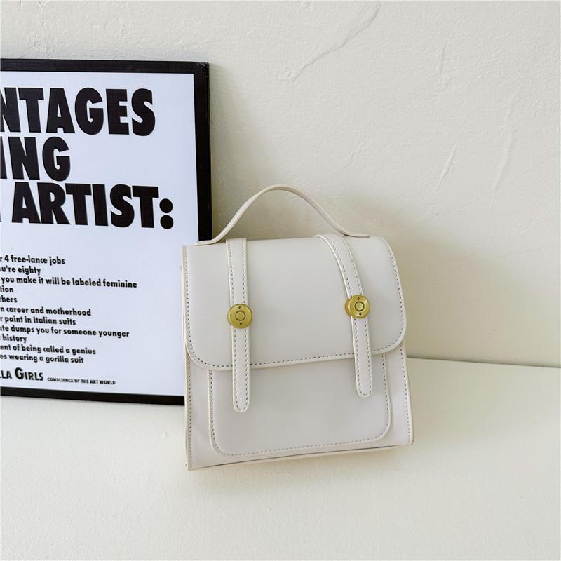 

Korean Style Children Backpack Adorable Modern Pu Retro Shoulder Bag For Girls StyleA