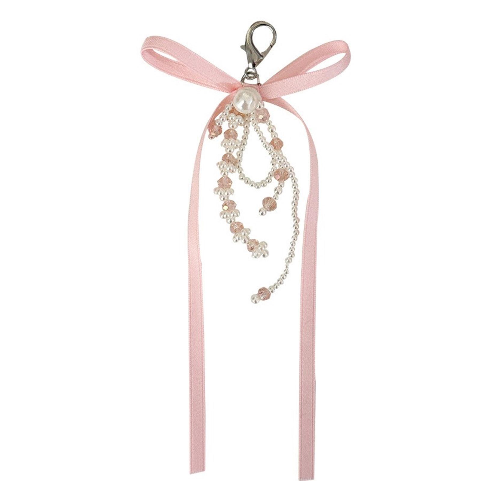

Элегантный брелок для рюкзаков и ключей. Удобная обувь. Украшенная цепочка. Уникальный брелок для любителей балета. розовый