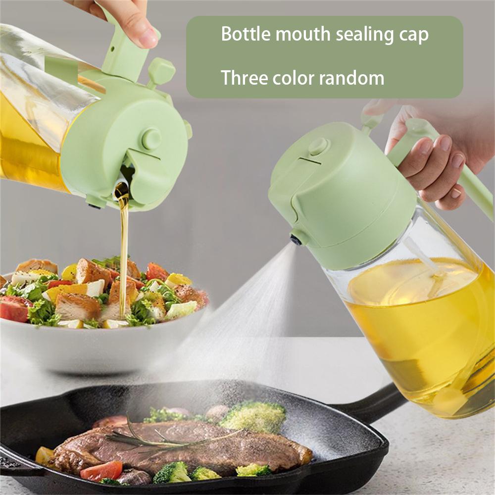 New Oil Spray Two-in-One Spray Oil Spray Bottle Seasoning Bottle Seasoning Bottle Household Kitchen Leak-Proof Oil Bottle