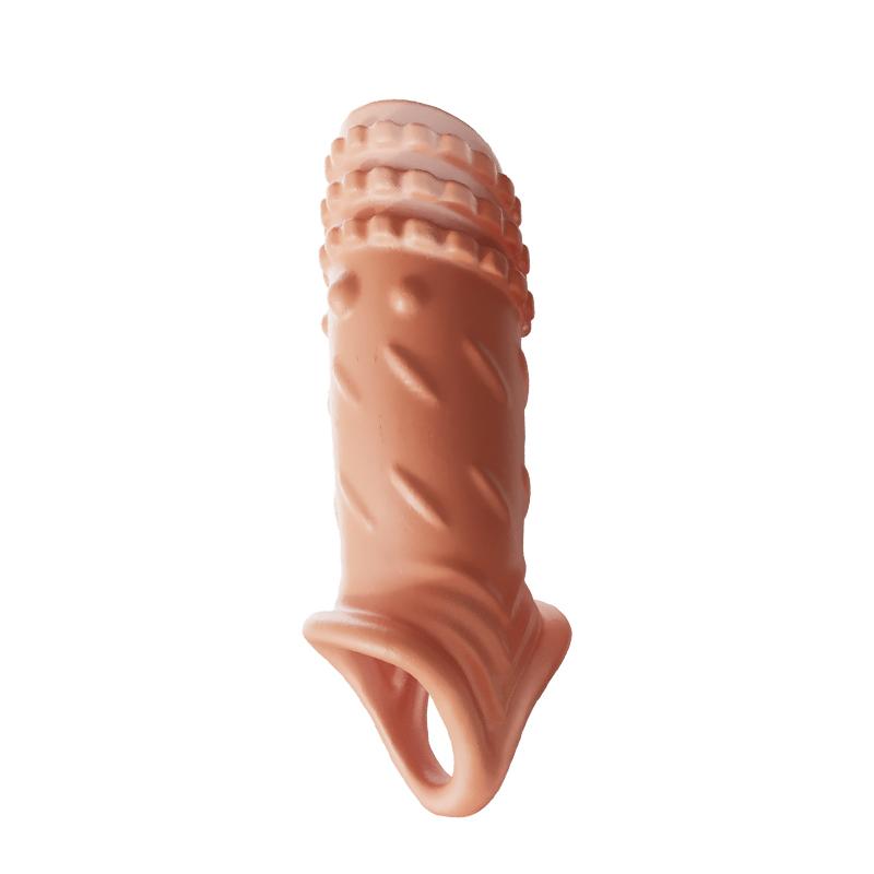 Sexspielzeug für Männer Silikon Penis Hülle Ejakulationsverzögerung Vergrößerung Langlebiger Analplug Stimulator Vagina Kein Vibrator für Frauen