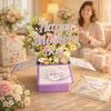 Best Wishes 3D Mother's Day Card Butterfly Flower Pop Up Card Mom Greeting Card  Party Decoration