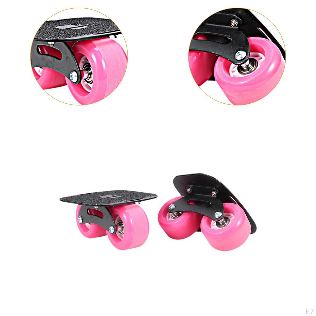 1 Pair of Skateboards, Non-slip, Portable, Fashionable, Light Gift Scooter-street Skates with Wheels