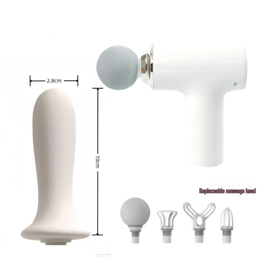 Wielofunkcyjny silikonowy adapter głowicy masującej do pistoletu do masażu tkanek głębokich - Cichy i kreatywny design