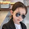 New Children Sunglasses Fashion Metal Colorful Kid Sun Glasses Boy Girl Unisex Vintage Square Goggle Uv400
