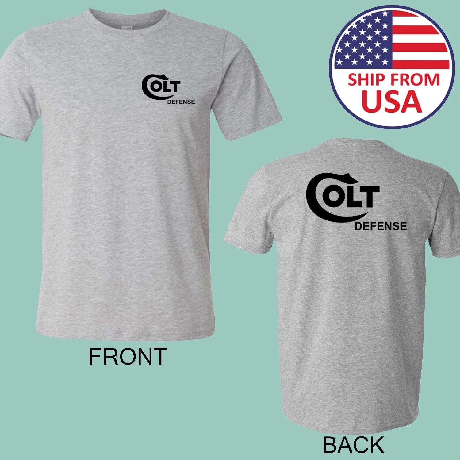 Colt Defense Guns Firearms Men s Grey Size S to 5XL 4XL