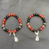 Halloween Spiders Couple Bracelet Trendy Heart Magnetic Matching Hand Jewelry
