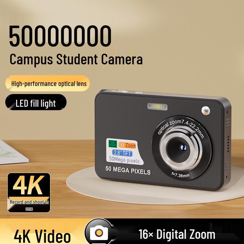 CCD HD Digital Camera for Students: Campus Classic, Vlog & Video Recording Children's Camera