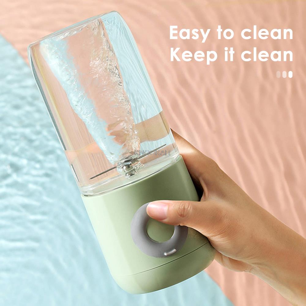 Handheld Blender Portable Juicer Mixer USB Chargeable Electric Kitchen Food Processor 500mL Quick Juicing Fruit Cup