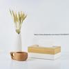 Japanese Style Desktop Bamboo Tissue Storage Box Simple Home Living Room Napkin Srorage Box