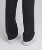 MUSINSA STANDARD Wool Semi-Wide Hidden Elastic Waist Slacks [Charcoal Gray]