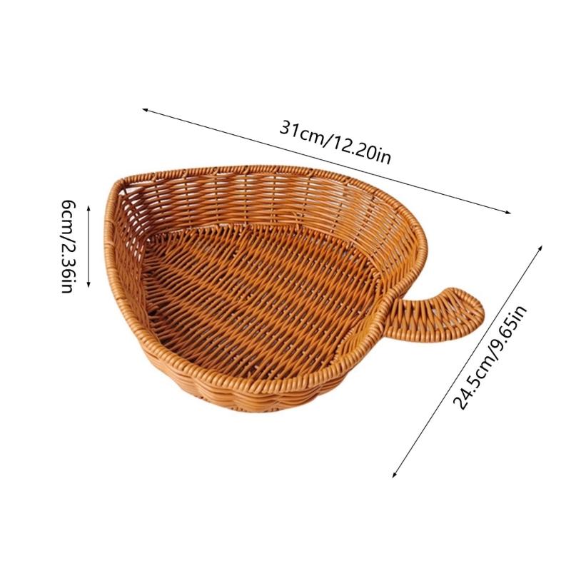 Woven Bread Baskets Fruit Baskets Storage Baskets Vegetable Baskets Snacks Storage Baskets for Vegetables and Snacks