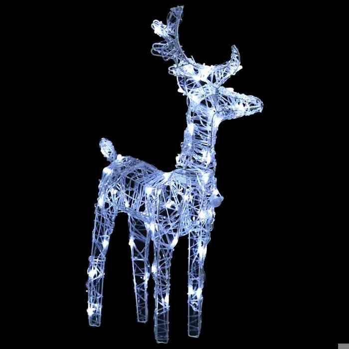 Exclusive House - Christmas Decoration Rennes and Sleigh 160 LED 130 Cm Acrylic