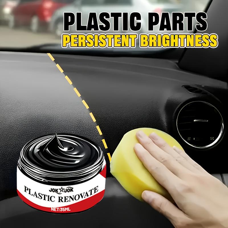 Multi-Functional Plastic Polishing Paste,Car Interior Refresher,Scratch Repair Wax,Tire & Wheel Care,Dashboard Polish,Fast Shine