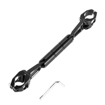 TUCKBOLD Motorcycle Handlebar Brace Crossbar Portable Mounts To with 1 27cm Handlebars, Black, Wrench, Set,