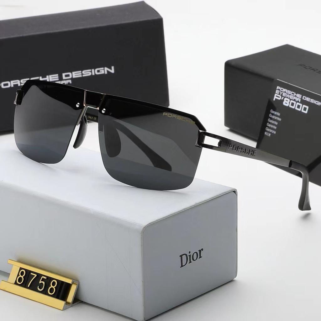 Okulary przeciwsłoneczne polaryzacyjne Męskie okulary Hipster Oczy Osobowość Trend Ochrona 8758 Kierowca Kierowca Okulary do jazdy