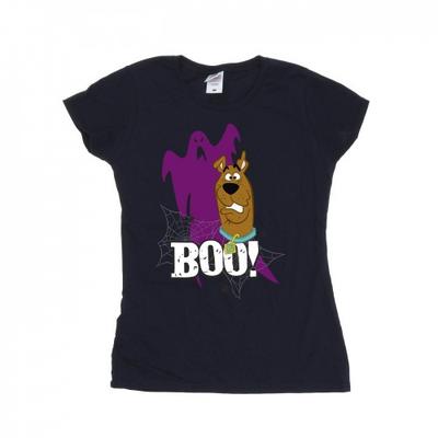 Womens/Ladies Boo Ghost Cotton T-Shirt