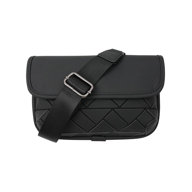 

Foraging Trendy Leather Fancy Casual Crossbody Bag Black