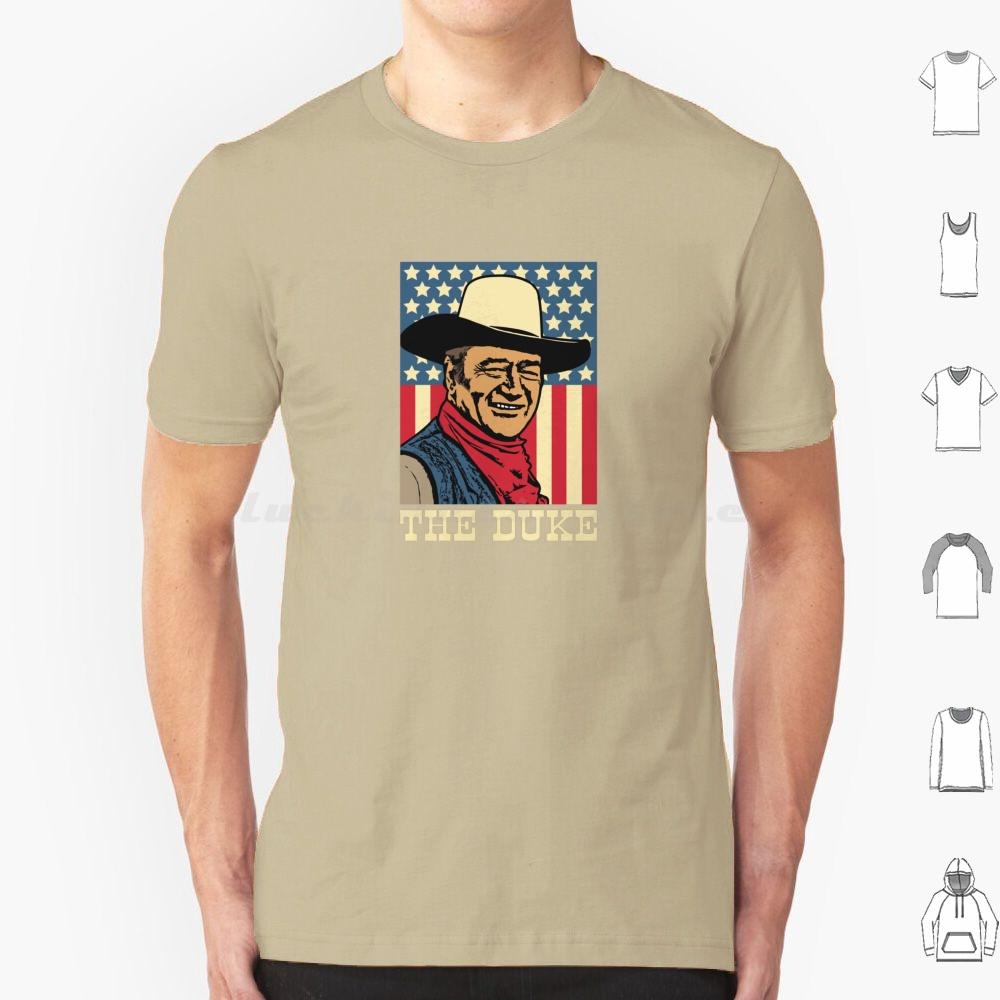 John WayneTheAmerican Flag T Shirt 6xl Cotton Cool Tee John Wayne The John Wayne Hollywood Actor Golden Age Famous Actor S