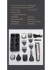 Herren 6-in-1 Elektrisches Pflegeset: Haarschneider & Glatzenrasierer Set
