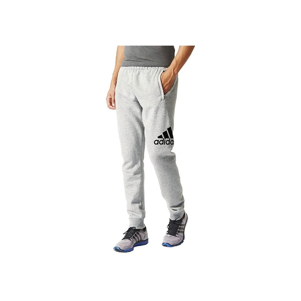 Adidas Training Sports Knitted Long Pants Men Bottoms Medium-Gray AB6528