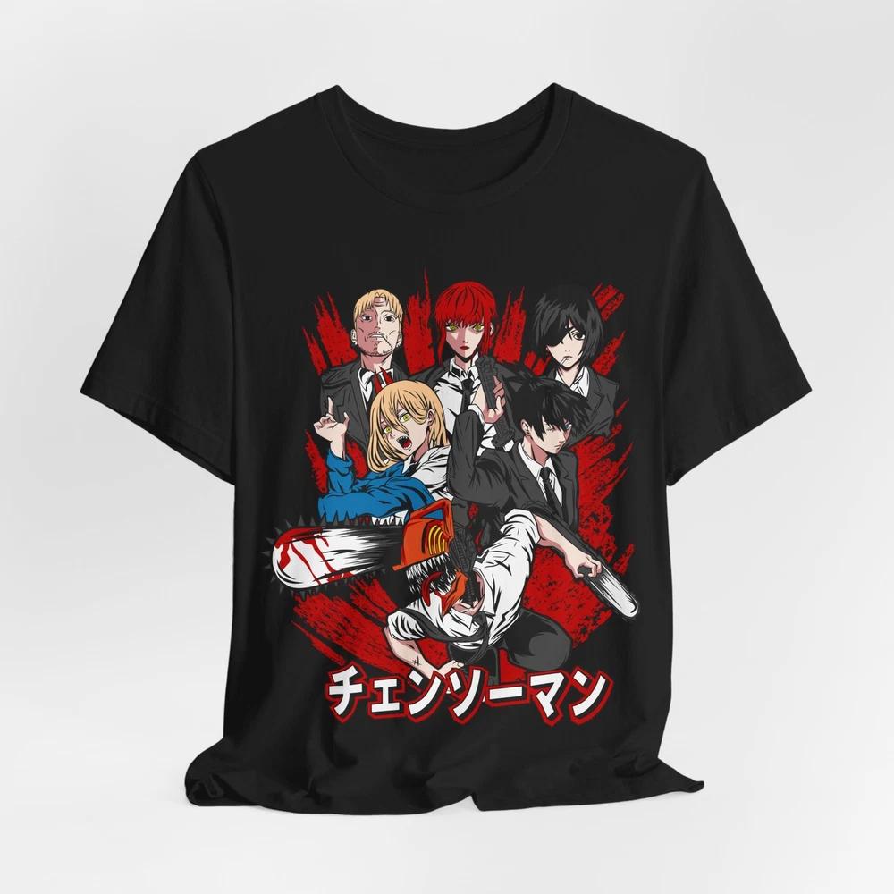 Anime-Inspired Unisex Jersey Tee with Graphic Design, Perfect for Anime [...] XXXL