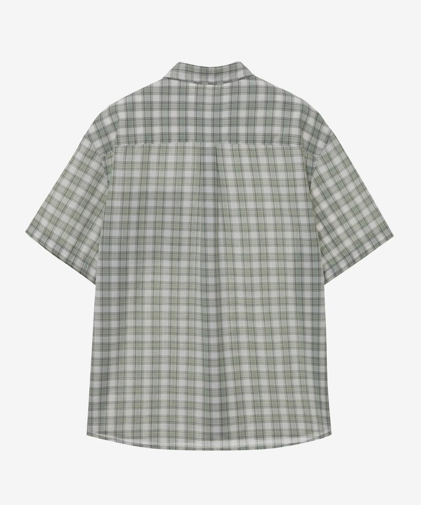 MINDBRIDGE [Air Cool] Check Oversized Short Sleeve Shirt - 2 Colors