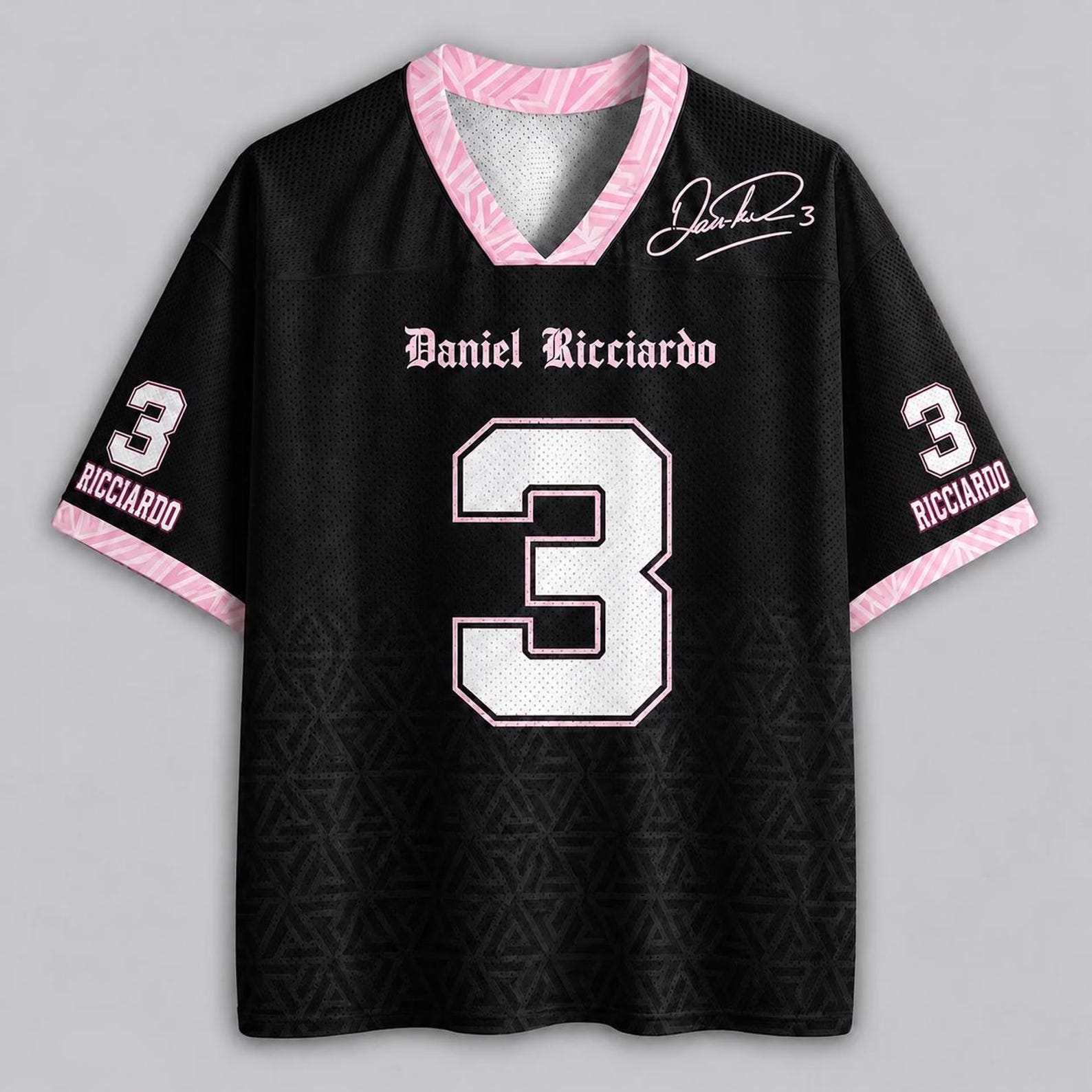 Daniel Ricciardo #3 Racing Jersey, Custom F1 Motorsport Graphic Tee, Unisex Streetwear 2XL