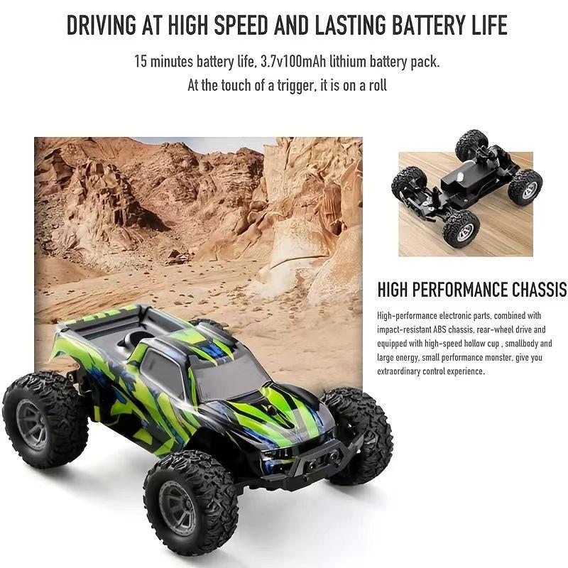 Mini Mountaineering Remote Control Car, Toy Off Road Car Drift Vehicle 1:32 Toy Car RC Off-Road Outdoor Cars Toys for Boys Girls Gifts