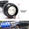 Front Bumper Extra Ice Blue LED Grill Light for 2013-2022 Chevy Silverad0 GMC Sierra 1500 2500HD 3500HD Yukon/Yukon XL Tahoe Suburban Round LED