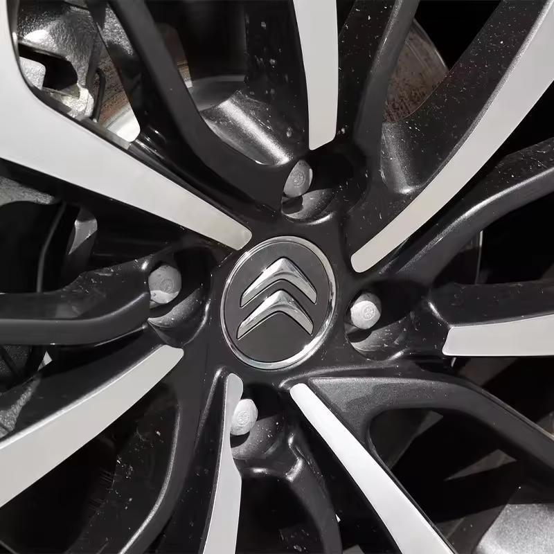 4 pezzi 60mm Tappi Centrali Ruota Auto Coprimozzi Cerchioni Tappi Copri Mozzo Emblema Per Citroen C5 X AIRCROSS C3 C4 C2 Berlingo Jumper Dispatch ami