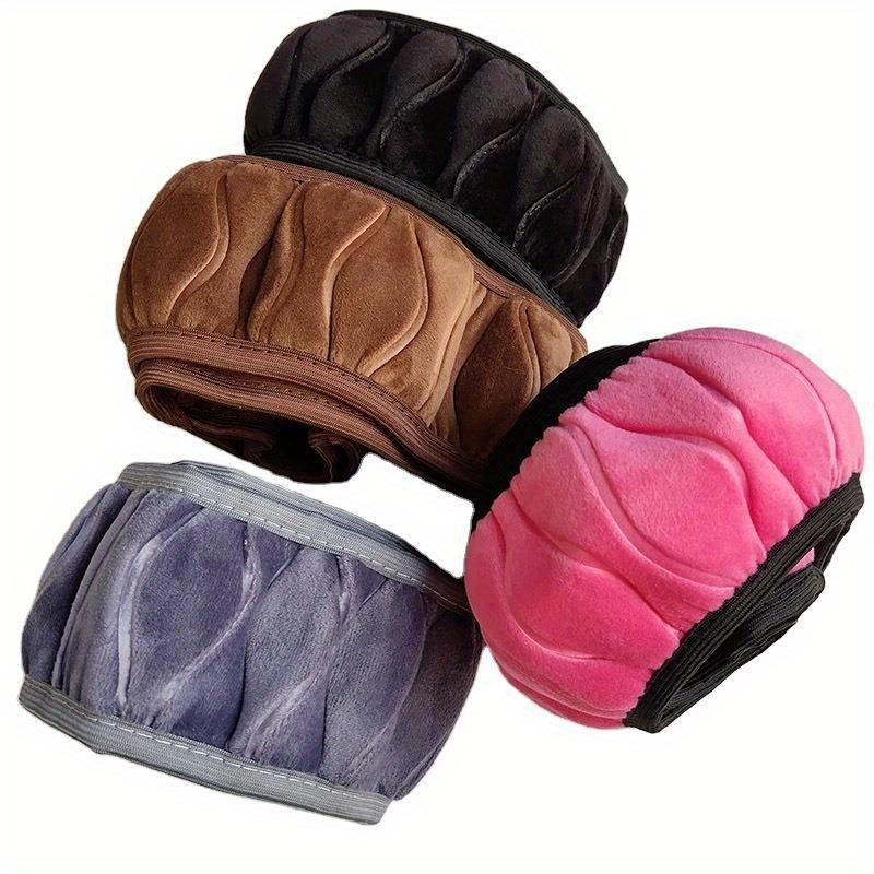1Pc Car Steering Wheel Cover Protector Decoration Warm Super Thick Short Plush Collar Soft for Women Man