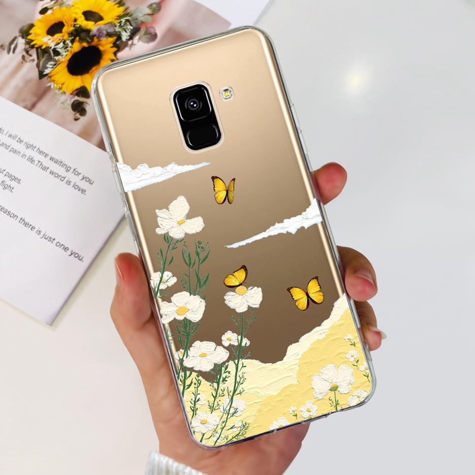 For Samsung Galaxy A8 Plus 2018 Case SM-A730F Luxury Painted Cover Soft Silicone Phone Case For Samsung A8 2018 A530F A8+ Fundas