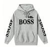 Trendy Kids' Letter Print Hoodie - 'Little Boss' Spring/Autumn Casual Sweatshirt for Boys & Girls