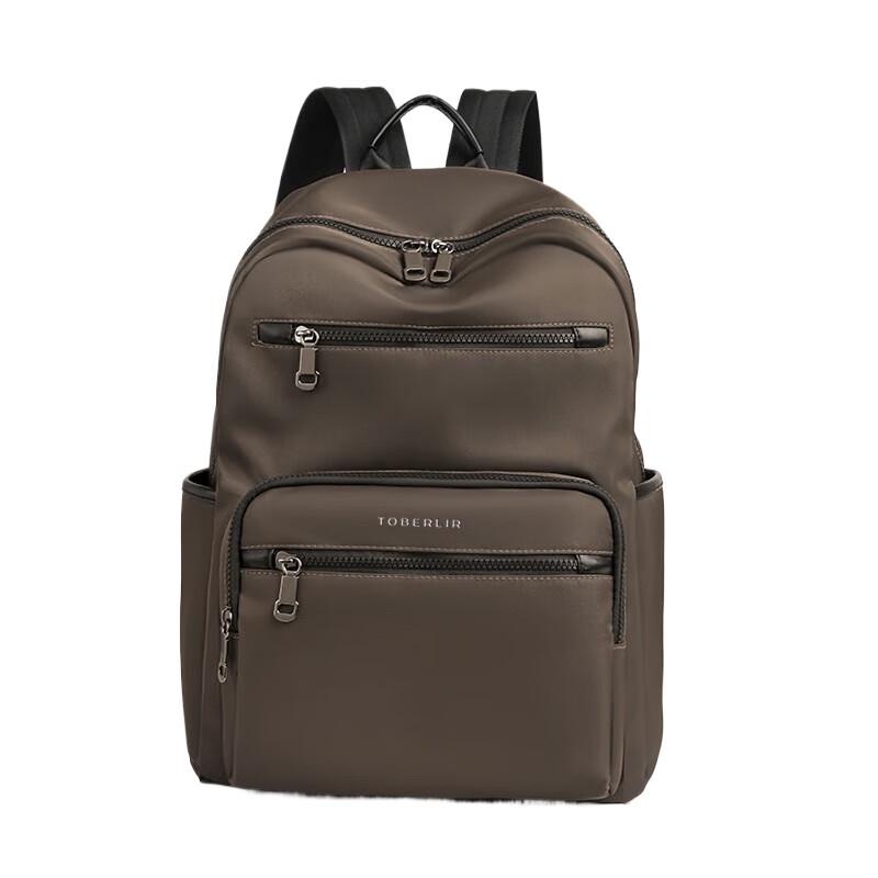 TOBERLIR Men s Large Capacity Business Laptop Backpack