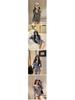 Women's Gray Spicy Girl Long-Sleeve Zippered Fishbone Slim Fit Autumn Base Layer Top