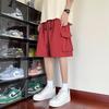 FENGXUN Men's Summer Loose Fit Drawstring Cargo Shorts
