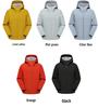 Couples' Hooded Windbreaker: Autumn/Winter Travel, Soft Shell, Windproof, Waterproof, Breathable, Warm, Mountaineering Single Layer.