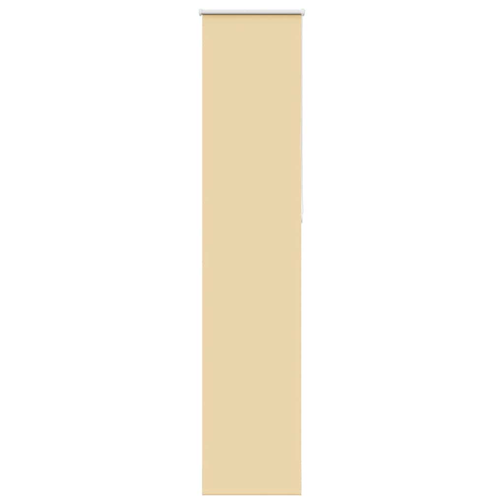 Blackout Roller Blind Beige 40 x 210 cm Fabric Width 35.7 cm Polyester