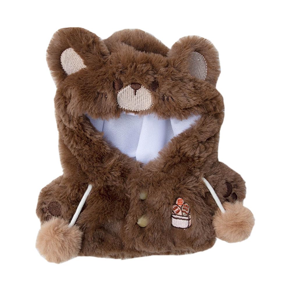 niannyyhouse 10cm20cm Plush Toy Clothes, Pig, Bear, Jacket, Hoodie, Cotton Doll Clothes, Dress-Up Accessories (A2, 10cm)