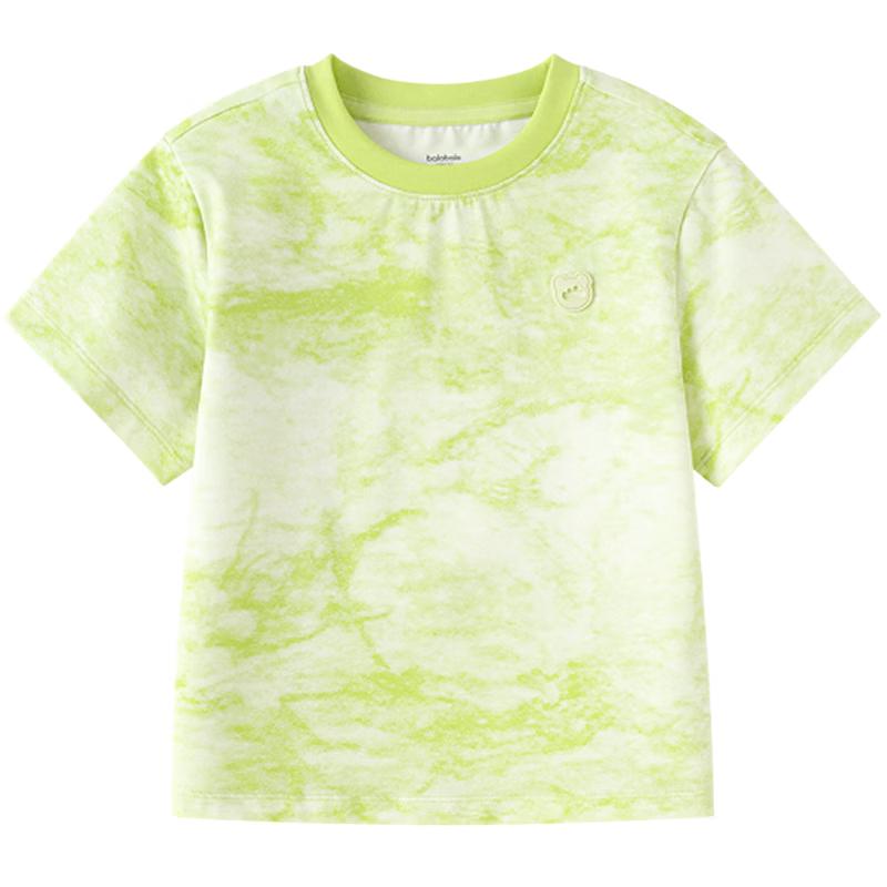 Balabala Boys' Summer Tie-Dye Short Sleeve T-Shirt