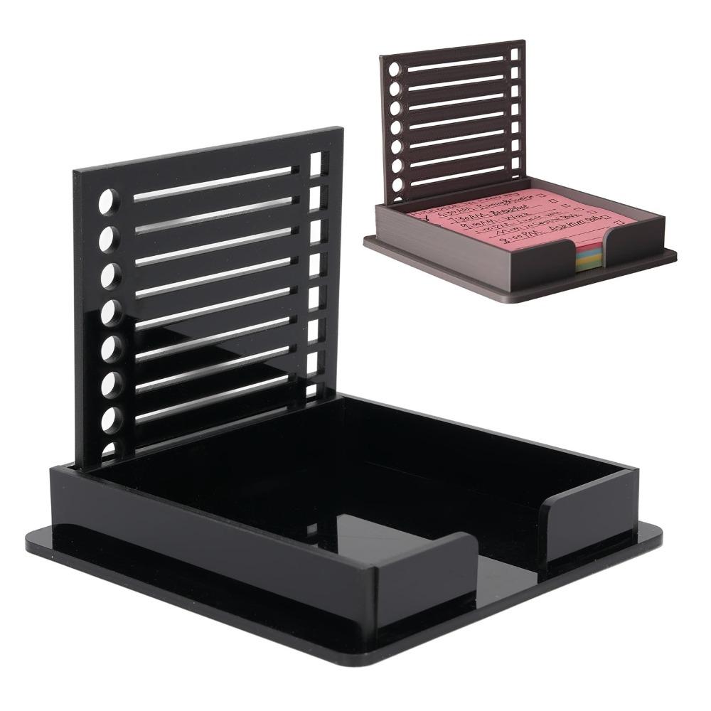 3x3 Inch Sticky Note Holder ABS Sticky Pads Dispenser Notes Organizer  To-do List Planning