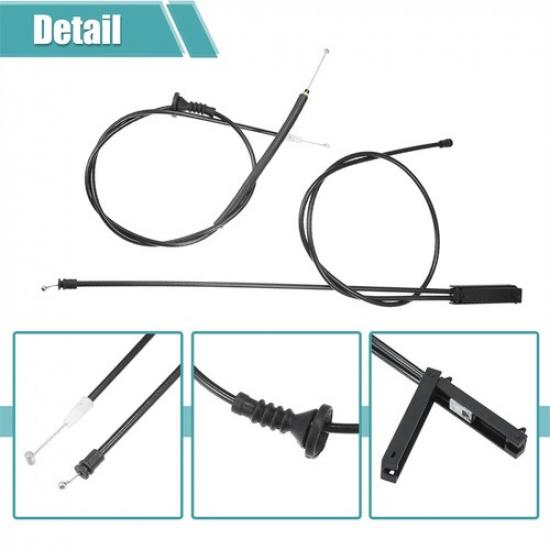 Hood Release Cable Set For Mini Cooper R55 R56 R57 07-13 51232751378 51237148865
