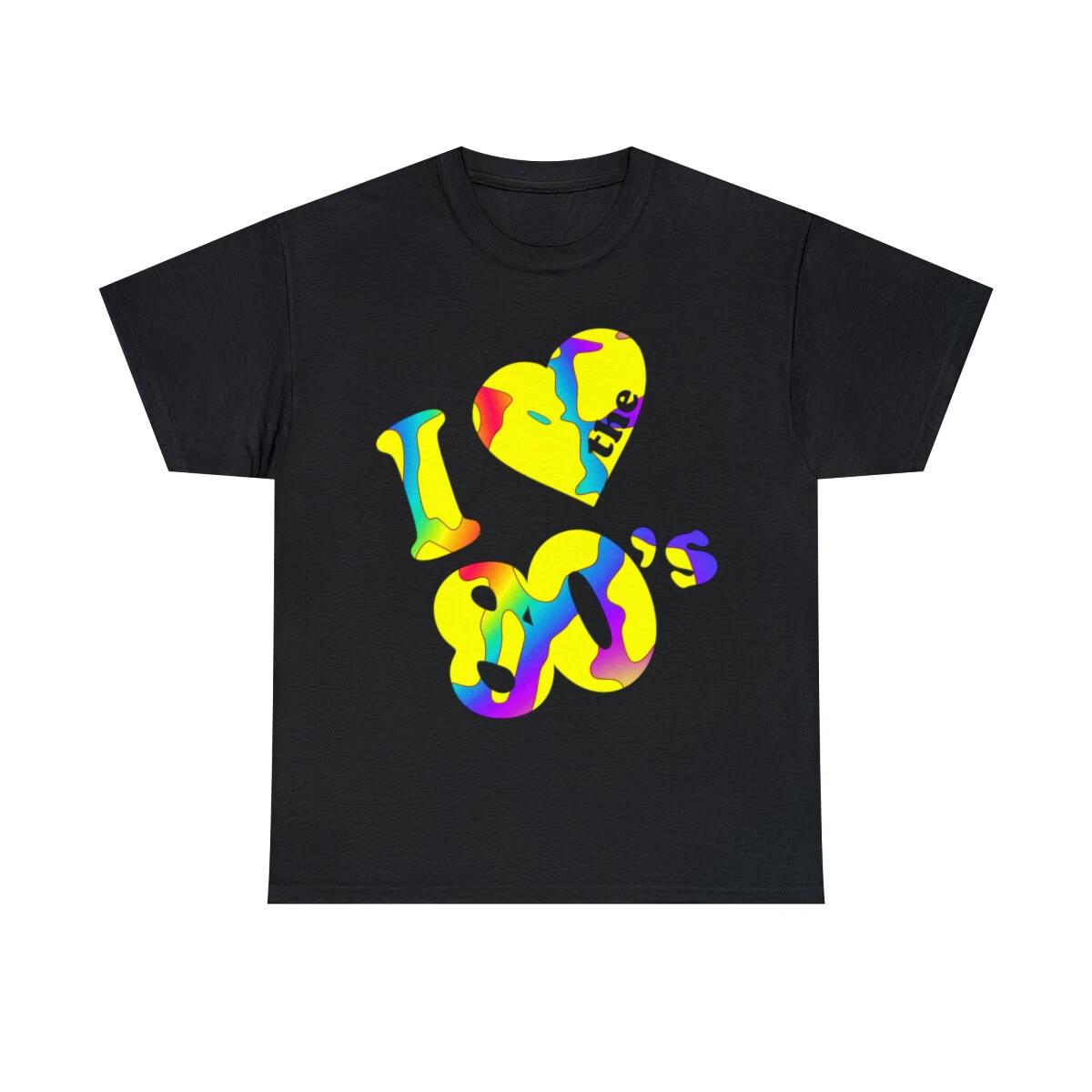 I Love The 80 s Graphic Tee Shirt, S-5XL M
