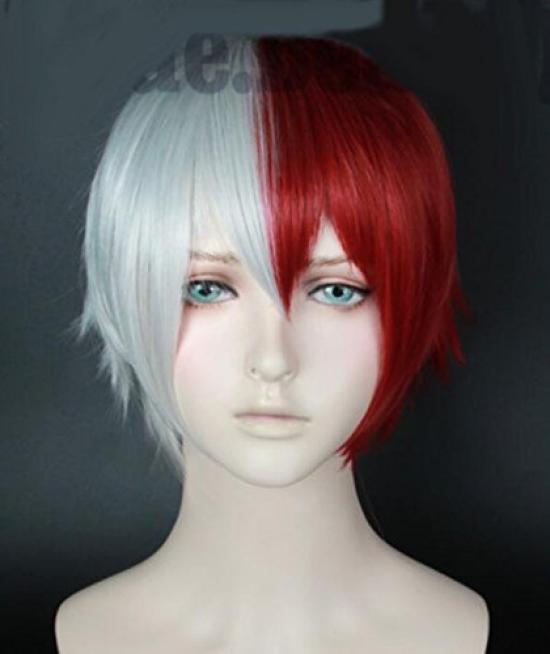 Cosplay Wig My Hero Academia Izuku Bakugo Style Wig Todoroki [HALLE] Midoriya/Shoto Todoroki/Katsuki (Shoto Style)