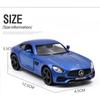 1/36 Mercedes Benz AMG GTS Diecast Automodell Supersportwagen Spielzeugfahrzeuge Rückziehfunktion Legierung Metall Hohe Simulation für Sammlung Geschenk F332