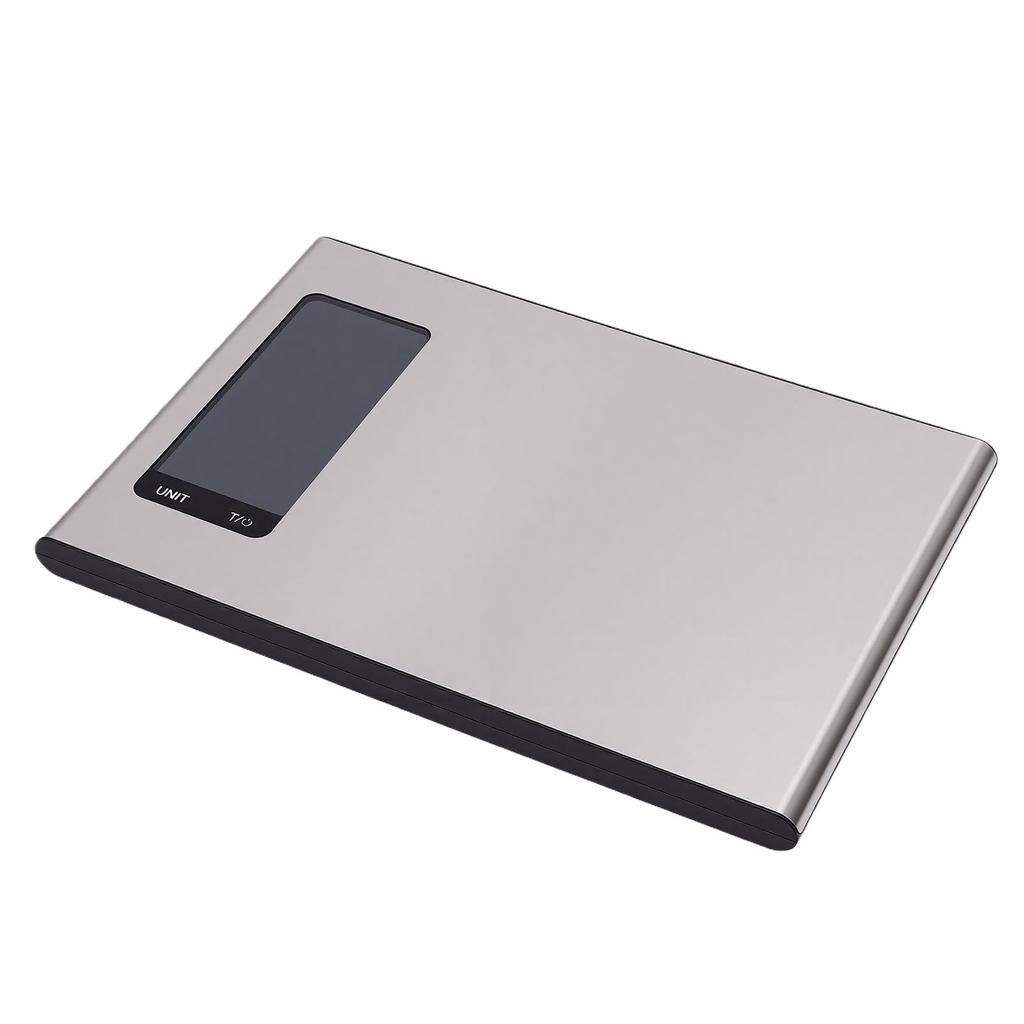 Balanza de Cocina Inteligente Digital de Acero Inoxidable para Pesar Alimentos con Pantalla HD para Planificación Positiva de la Dieta