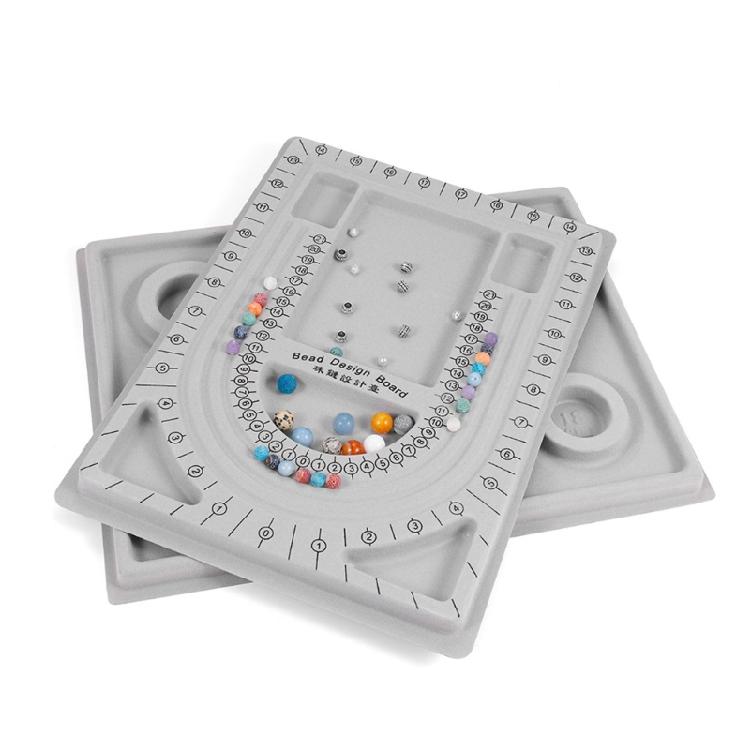 Professional Beadwork Tray For Handmade Accessories Plastic Beading Platform With Customizable Layout