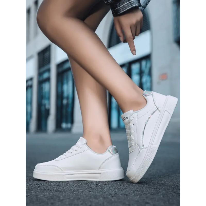 Fashion Fashion Women Casual White Shoes Breathable Spring Trend Versatile Board Shoes Women Platform Lightweight Casual Jogging Sports